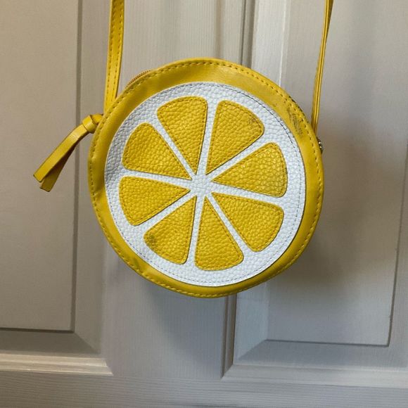 Lemon Circle Perfect for Summer Crossbody Purse - Picture 1 of 7